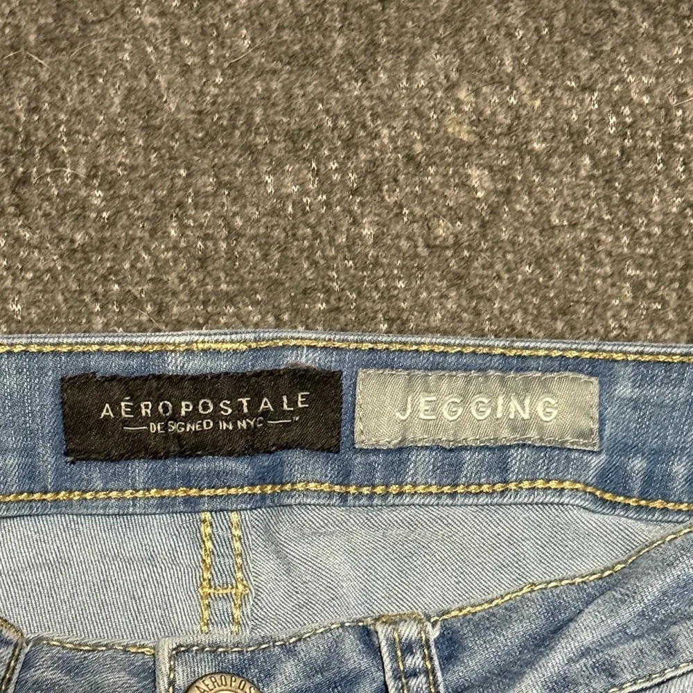 Aeropostale Light Denim Blue Jeggings Size 4 regular - Picture 5 of 7